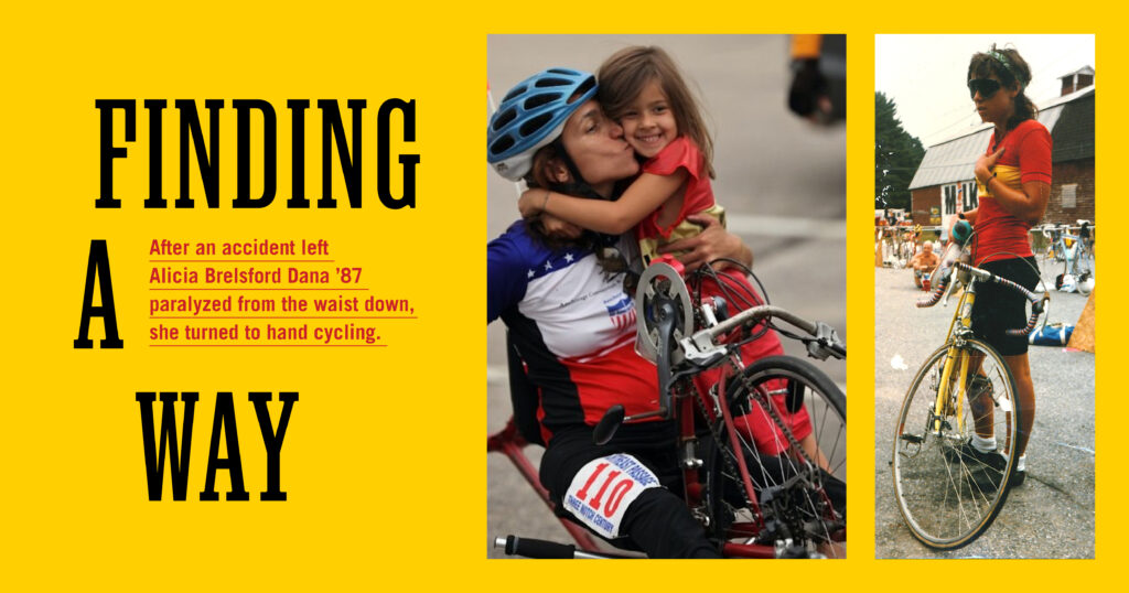 The Journey of Paralympic Hand Cyclist Alicia Brelsford Dana '87 The